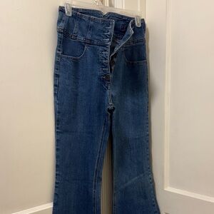 Ulla Johnson Dark Blue Flare Jeans
